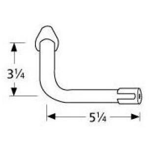 Galvanized Steel LShaped Venturi 79001 BBQGuys