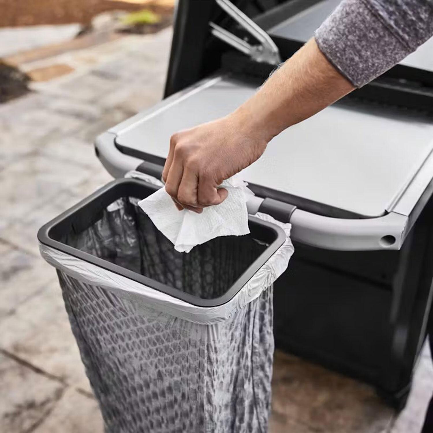 Weber 3400106 Works Organizer Kit - Throwing Trash Away - Lifestyle thumbnail