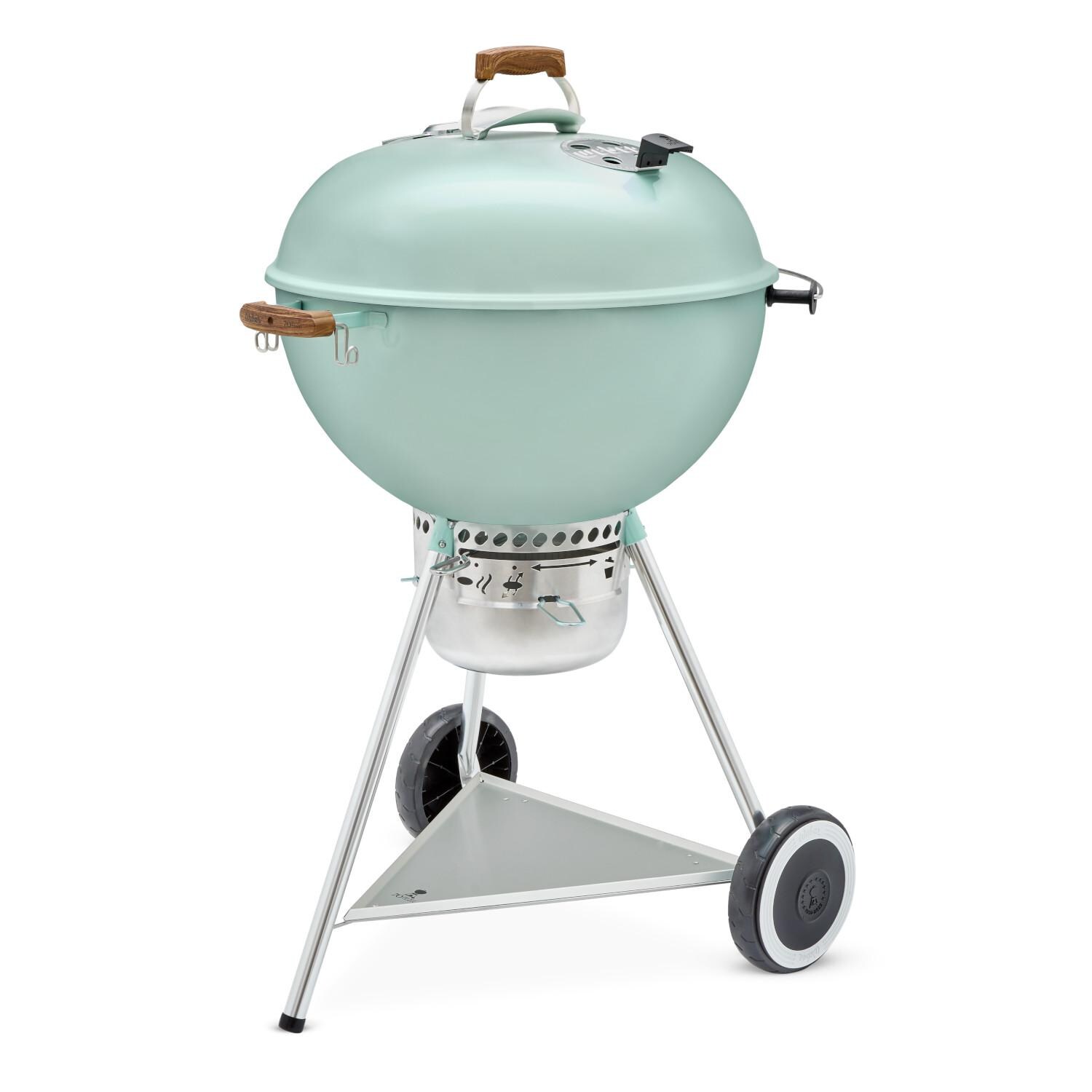 er 70th Anniversary Edition Kettle Charcoal Grill 22Inch Rock N Roll Blue 19524001 BBQGuys