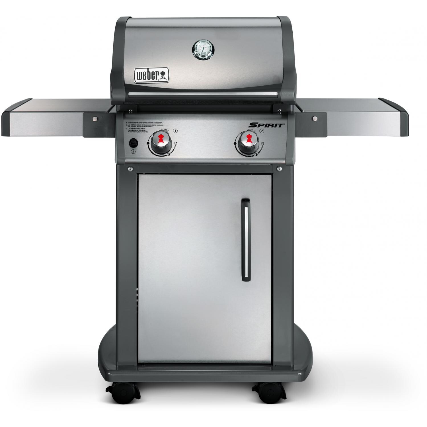 Weber Spirit S-210 Freestanding Propane Gas Grill - Stainless Steel thumbnail