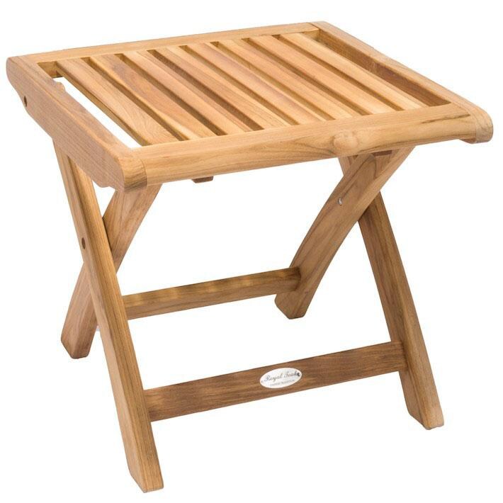 Royal Teak Collection Teak Patio Ottoman thumbnail