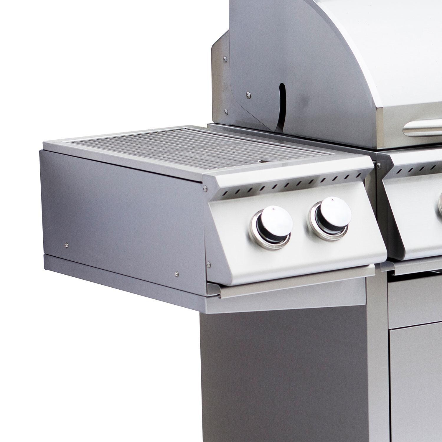 Summerset CART-SIZ-SB2BK-L Left Side Burner Bracket for Sizzler Series Carts - Display - White Background thumbnail