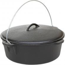 Cajun Classic 12-Quart Seasoned Cast Iron Dutch Oven - GL10489S image
