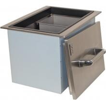 Lion Stainless Steel Drop In Ice Bin With Condiment Tray