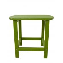South Beach Lime Recycled Plastic Wood 19 X 15 Inch Rectangular Patio End Table By POLYWOOD