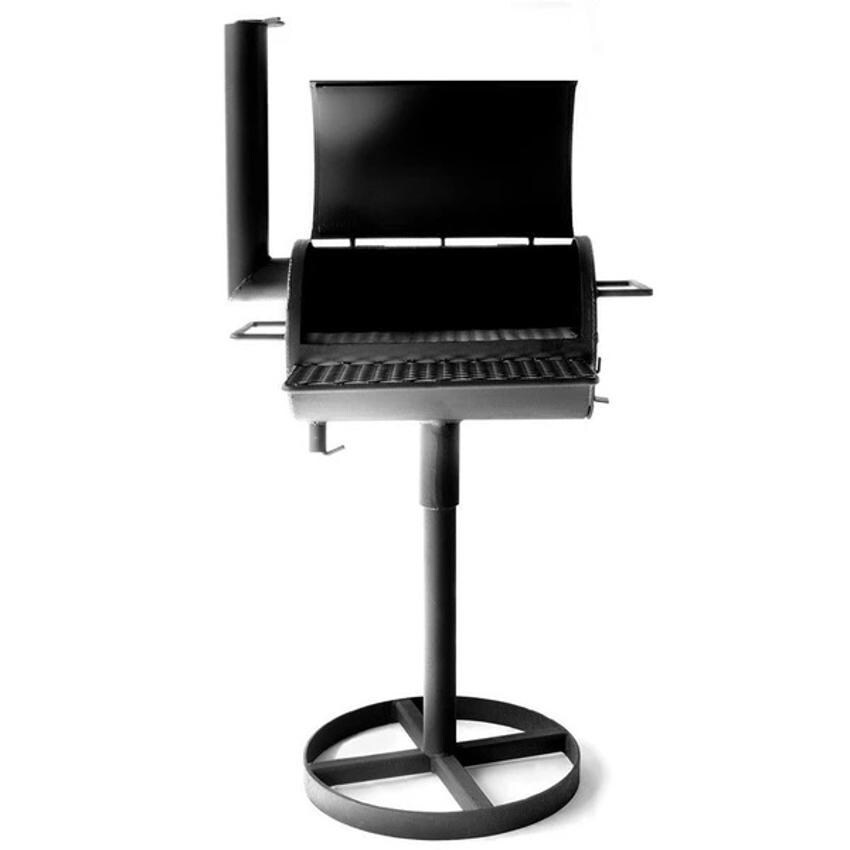 Texas Original Pits PG-1626-SL 16x26 Ranger Camper Grill - Open thumbnail