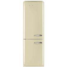 Smeg 50s Retro Style 11.7 Cu. Ft. Bottom Freezer Refrigerator - Cream - Left Hinge - FAB32UCRLN image