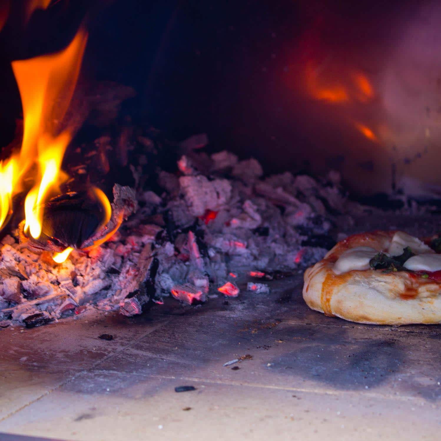 Bella Grande 36-Inch Pizza Oven On Cart - Baking Pizza thumbnail