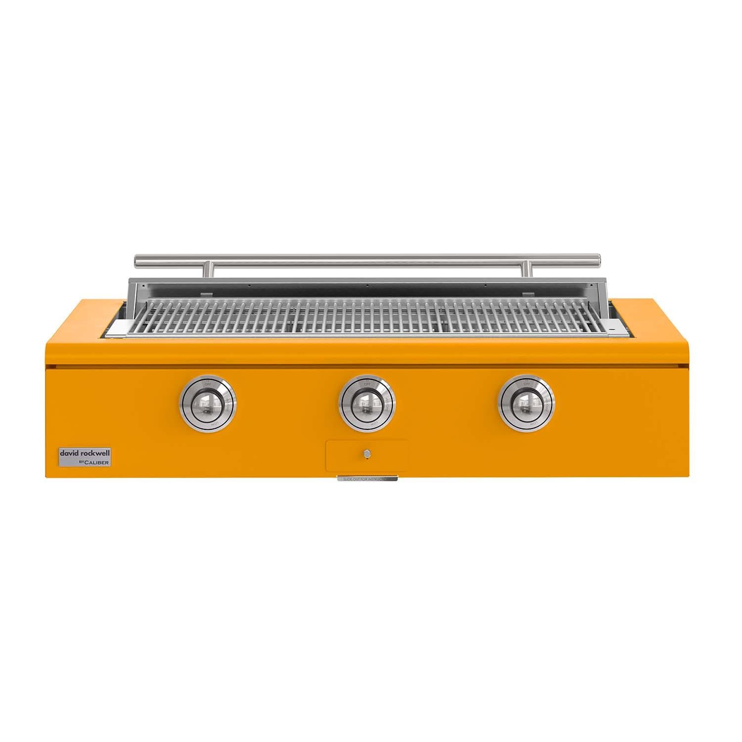 Caliber 48-in Natural Gas Built-In Rockwell Grill - Saffron w/ Chrome Hardware - CRG-48BN00-A-103-H02