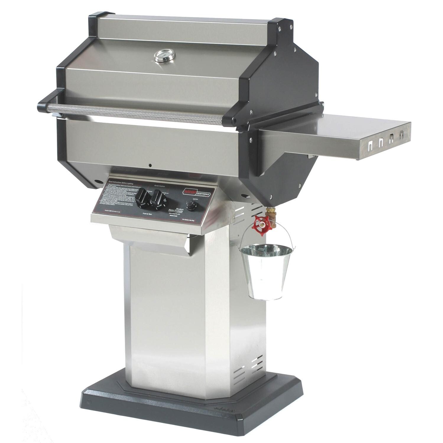 Phoenix Stainless Steel Propane Gas Grill Head On Stainless / Aluminum