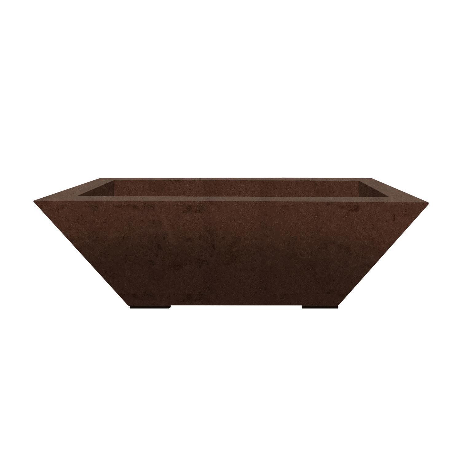 Prism Hardscapes SCPH-436-1LP Lombard Pedestal 29-in Propane Gas Square Fire Pit Table - Cafe thumbnail