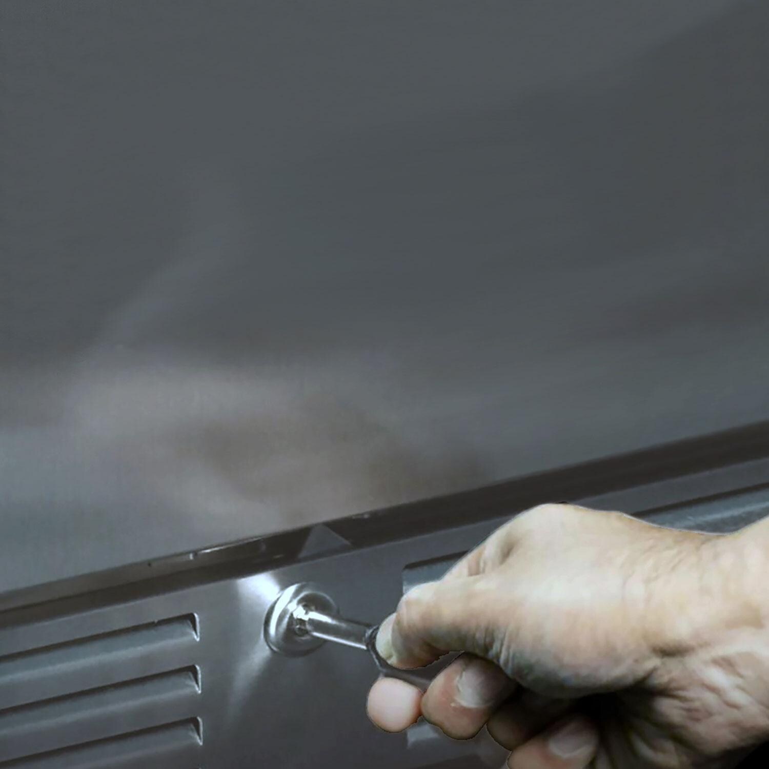 XO Appliance XOU24ORSR 24-Inch 5.7 Cu. Ft. Solid Stainless Steel Refrigerator - Right Hinge - Flush Installation - Detail thumbnail