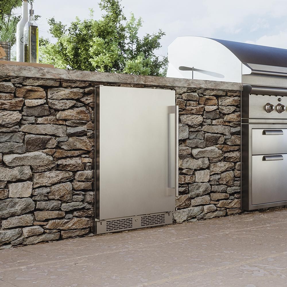 Zephyr PRB24C01AS-OD Presrv Outdoor Single Zone Beverage Cooler - Outdoor Kitchen Detail thumbnail