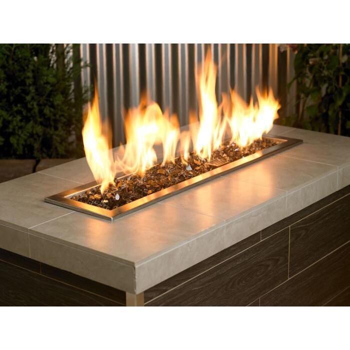 BBQGuys Signature AFF-BRZ12-10-J 1/2-in Bronze Fire Glass - Lifestyle thumbnail