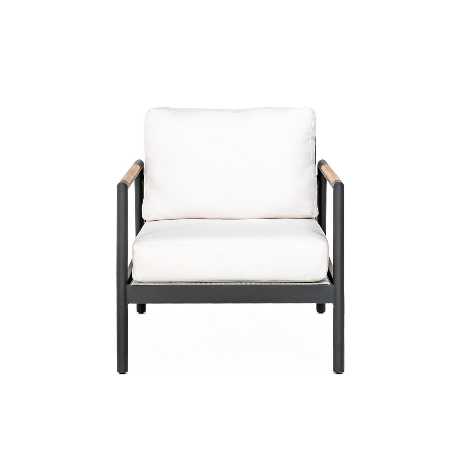 Teak + Table Paros Club Chair in Natural - White Background thumbnail