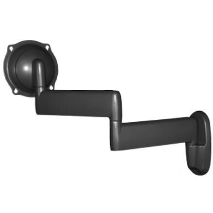 SunBriteTV Dual Arm Articulating Wall Mount For 32 Inch Outdoor TVs - Black - SB-WM32DB