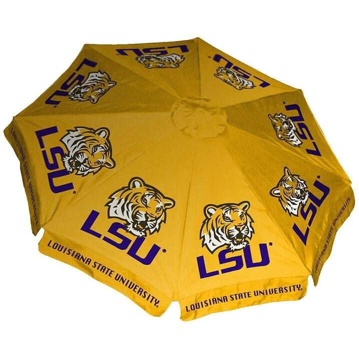 Team Sports America 9 Ft Wood Patio Umbrella Lsu Ultimate Team Sports America 9 Ft Wood Patio Umbrella Lsu