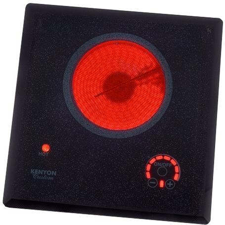 Kenyon Lite Touch Q Outdoor BuiltIn 1200W Electric Single Burner Cooktop 120V BBQGuys