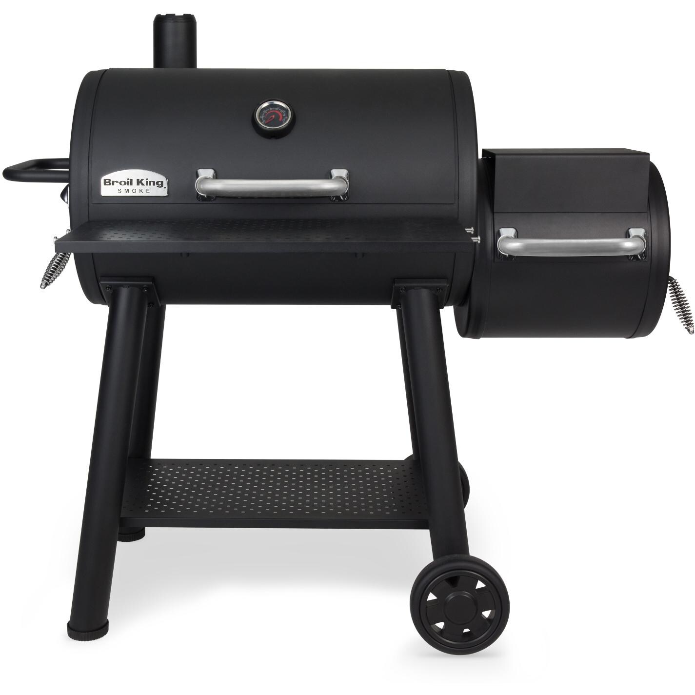 Broil King 958050 Regal Charcoal Offset 500 Smoker - White Background thumbnail