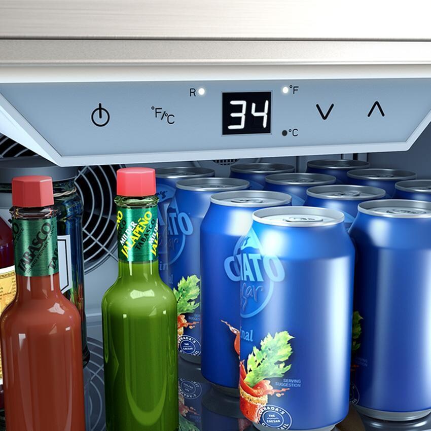 Zephyr PRR24C01AS-OD 24-Inch Presrv Single Zone Outdoor Refrigerator - Control Panel thumbnail