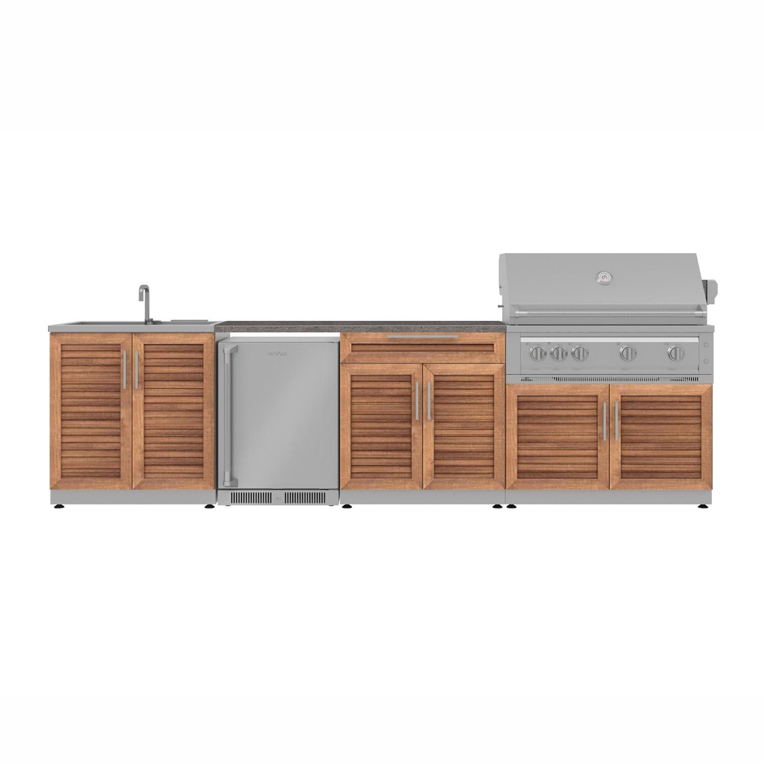 NewAge Products Classic Series 10 1/2 Ft Outdoor Kitchen Island