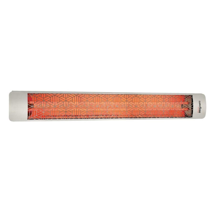 Eurofase Mason Series 61-Inch 6000 Watt Dual Element 240V Electric Infrared Patio Heater In Stainless Steel - EF60240S3