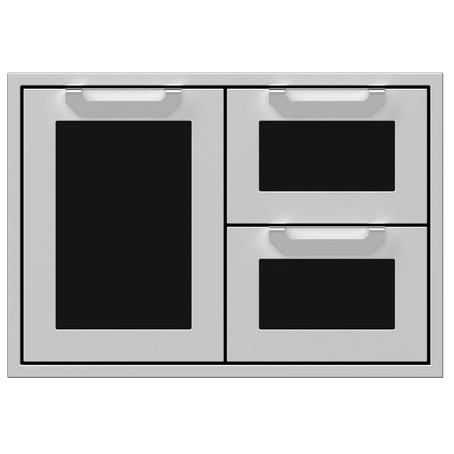 Hestan 30-Inch Double Drawer And Single Storage Door Combo - Stealth - AGSDR30-BK thumbnail