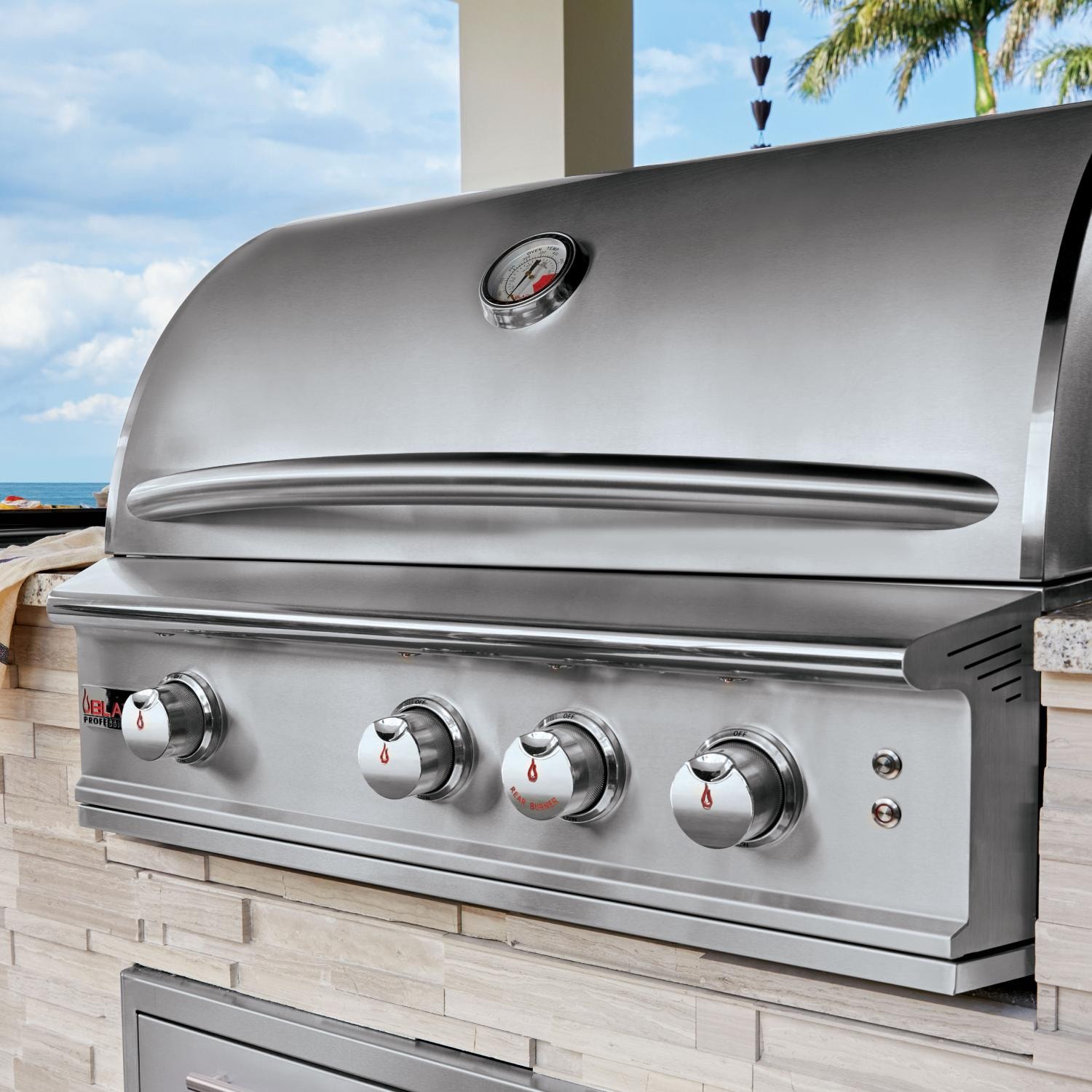 Blaze Professional LUX 34-in 3-Burner Built-In Propane Grill w/ Rotisserie - BLZ-3PRO-LP