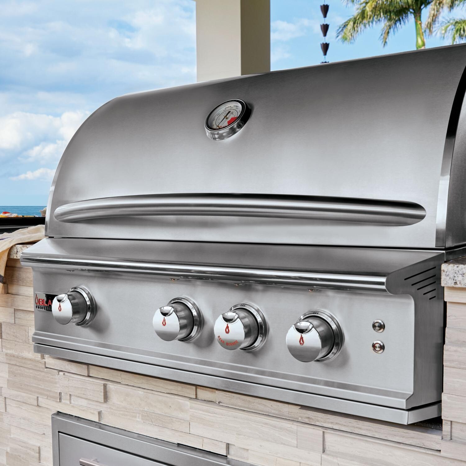 Blaze Professional LUX 34-in 3-Burner Built-In Propane Grill w/ Rotisserie - BLZ-3PRO-LP