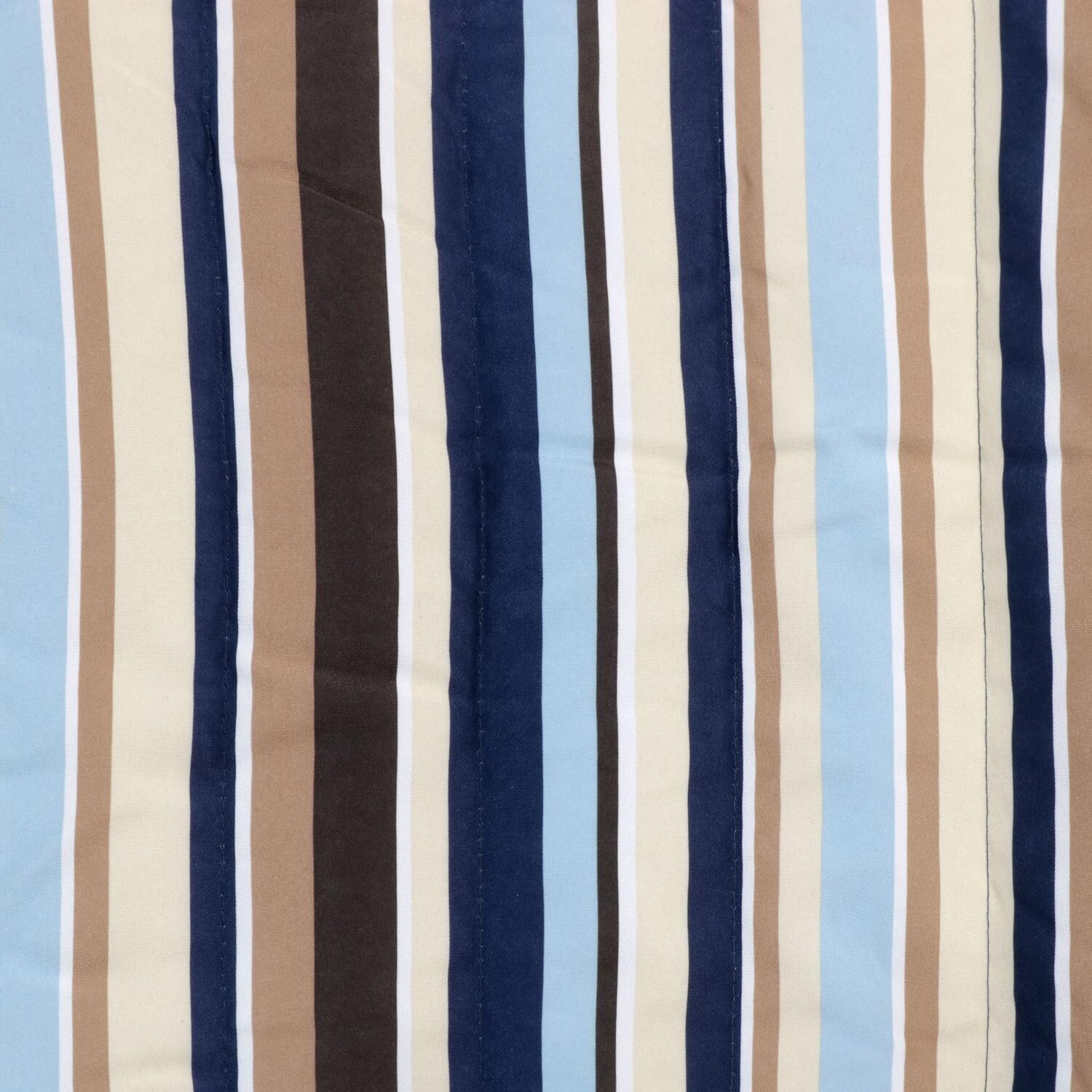 Ultimate Patio Quilted Double Hammock w/ 12-Foot Stand - Ocean Isle - Fabric Detail thumbnail