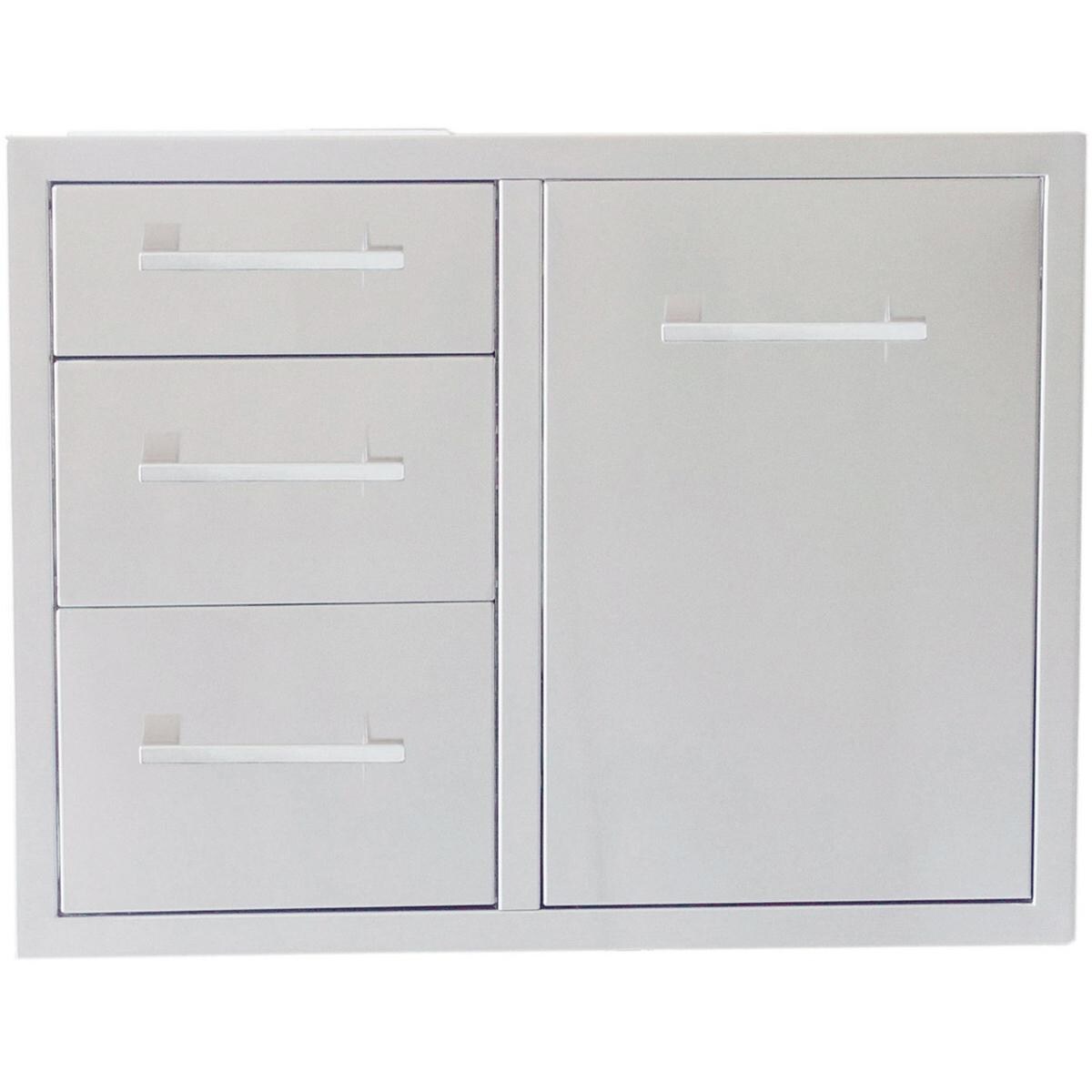 Sunstone Signature Beveled 30-Inch Triple Drawer & Roll-Out Propane Tank Storage - BA-LPCTD30 thumbnail