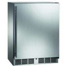 Perlick Signature Series Sottile 3.1 Cu. Ft. Right Hinge Built-In Compact Refrigerator - Stainless Steel - HH24RS-3-1R image