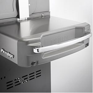 Napoleon Prestige 500 Gas BBQ Grill - Folding Stainless Steel Side Shelf thumbnail