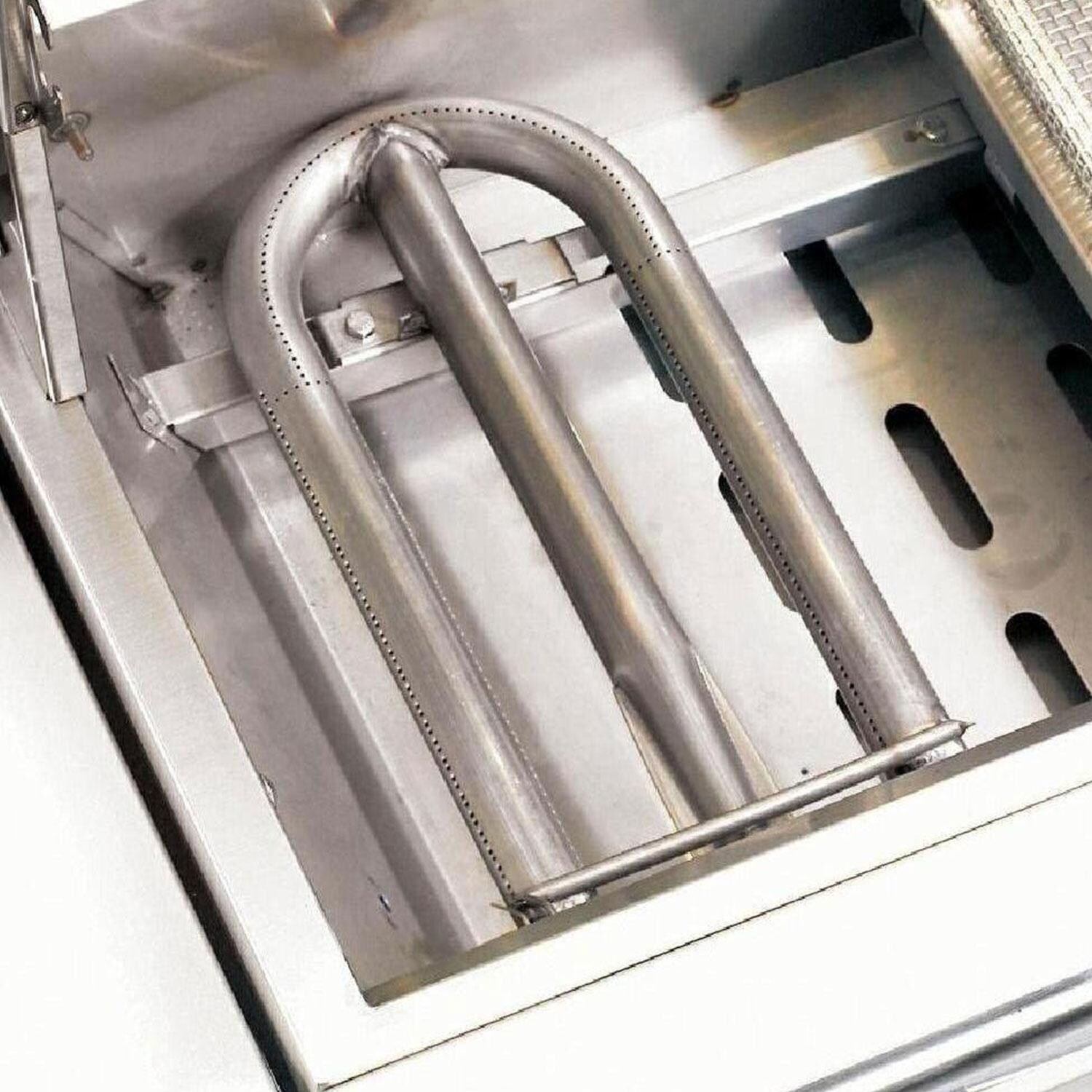 Lynx Sedona 42 Inch Natural Gas Grill On Cart w/ Rotisserie, One ProSear, & Two SS Tube Burners - Stainless Steel Burner - Detail thumbnail