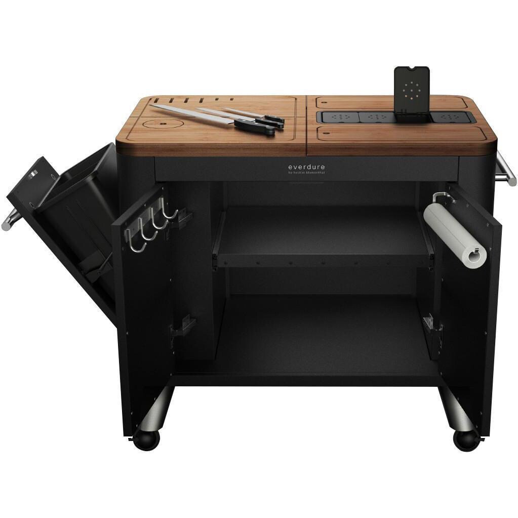 Everdure HBPK Indoor/Outdoor 40-Inch Mobile Prep Kitchen - Open thumbnail