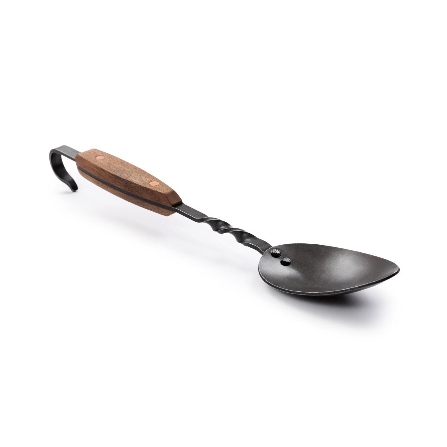 Barebones Living CKW-466 Cowboy Grill Chef Spoon - Angled View thumbnail