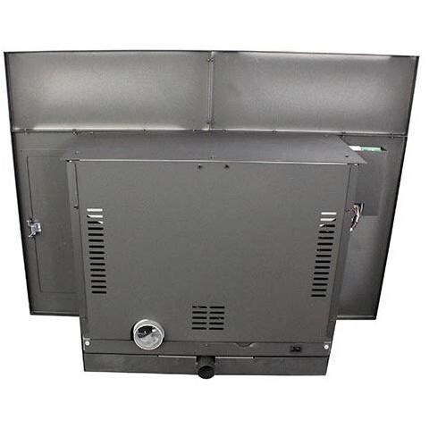 US Stove6041i American Harvest EPA Certified Pellet Stove Fireplace Insert - Back View thumbnail