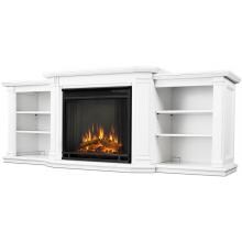 Real Flame Valmont 75-Inch Electric Fireplace Entertainment Center - White - 7930E-W image