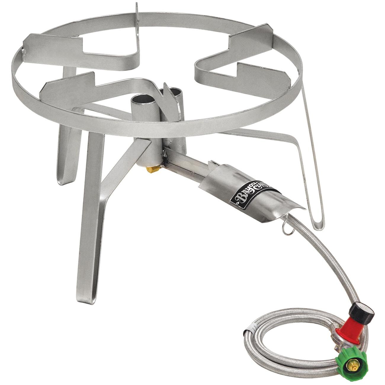 Bayou Classic 18-Inch Double Jet Cooker With Hose Guard