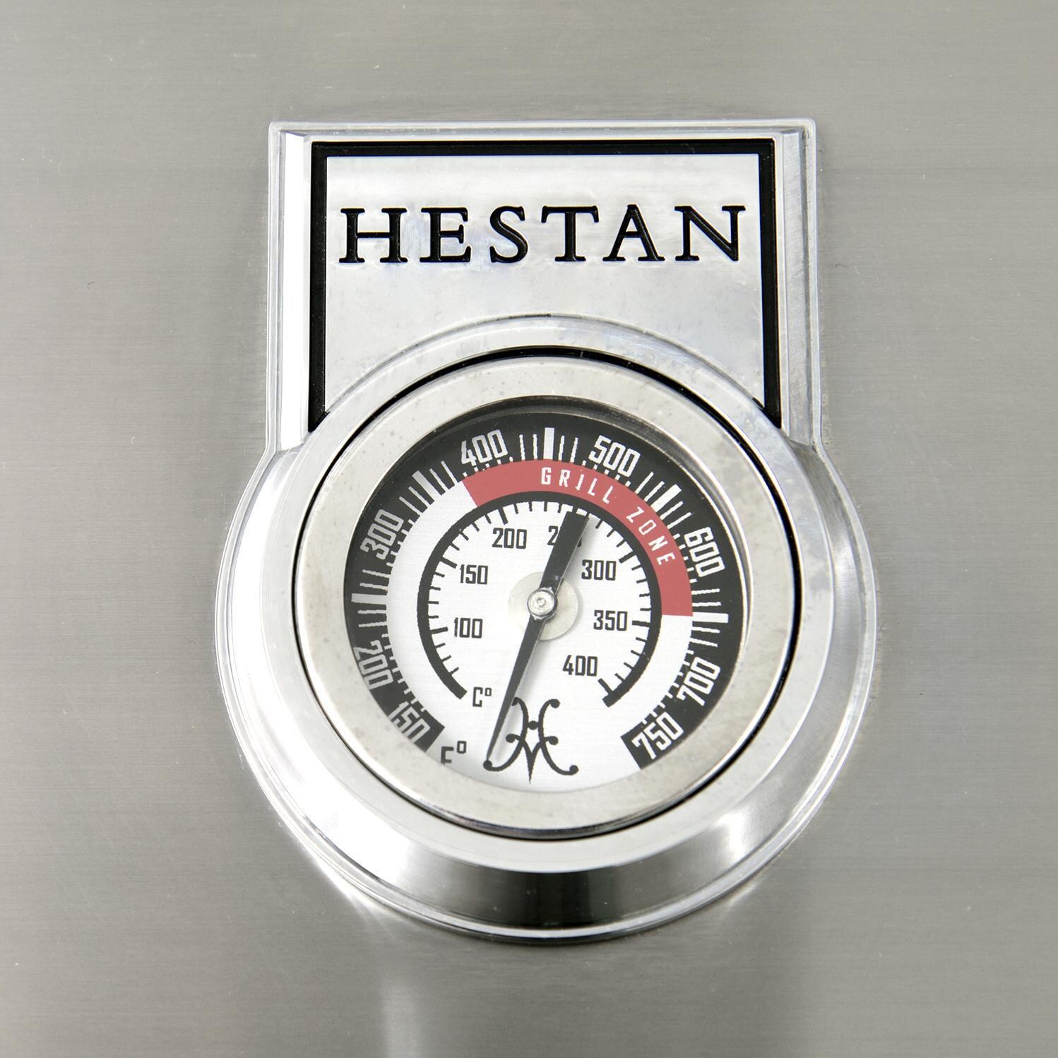 Hestan 30-Inch Freestanding Gas Grill - Temperature Gauge