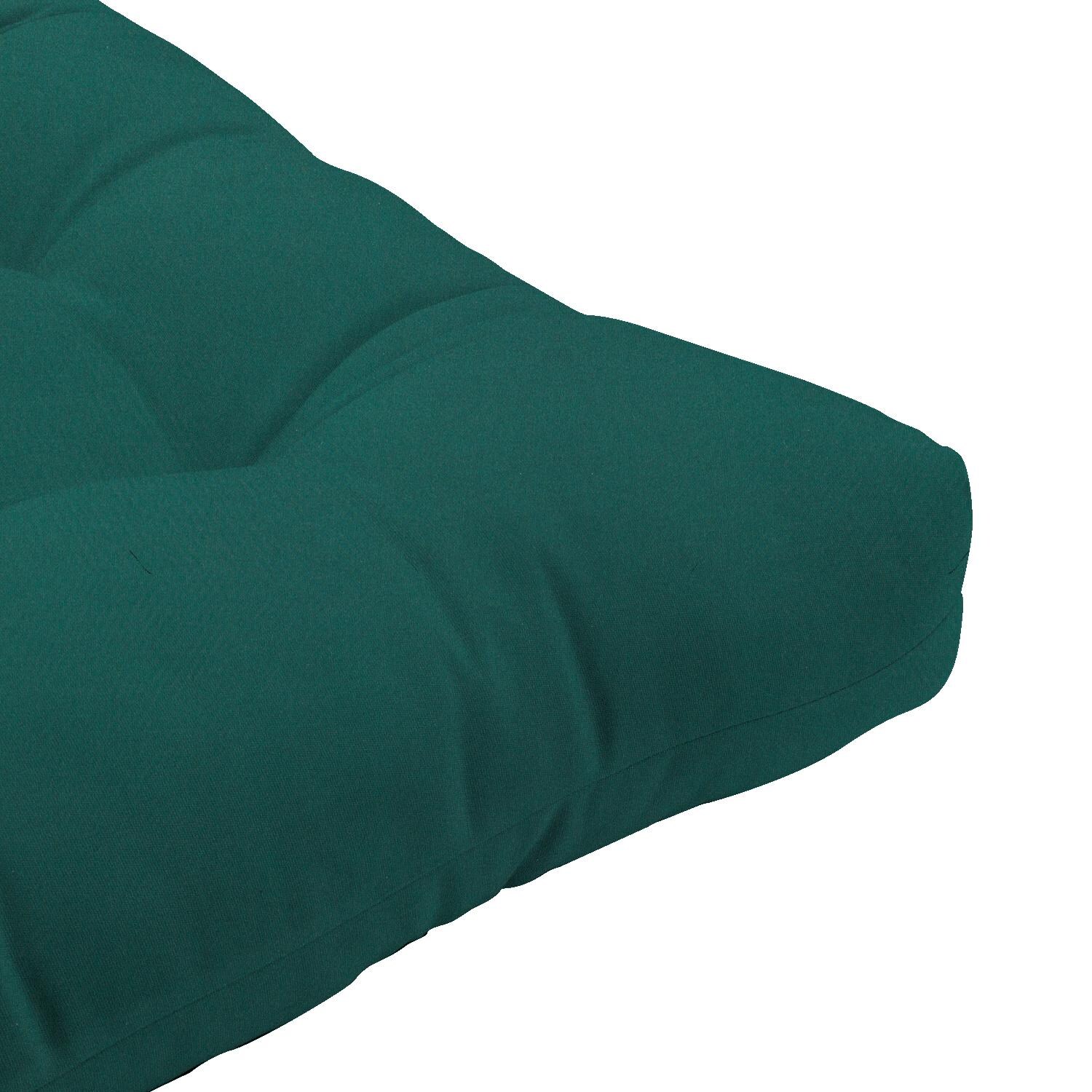 Sunbrella Canvas Forest Green Long Outdoor Replacement Chaise Lounge Cushion By UltimatePatio.com - Corner Detail thumbnail