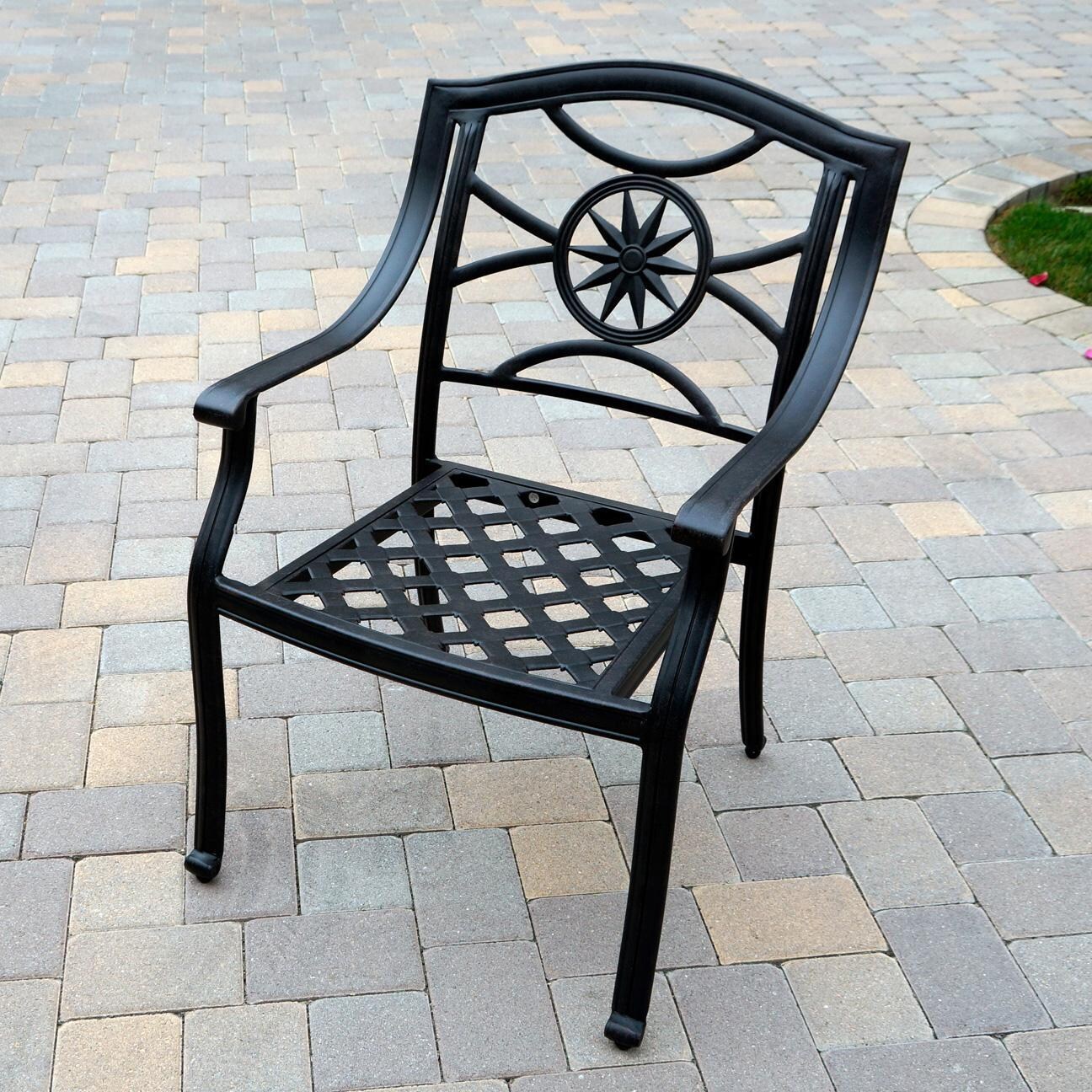 Darlee Ten Star 11-Piece Patio Dining Set with Cushions and 42 X 120 Inch Rectangular Extension Table - Chair - Lifestyle thumbnail