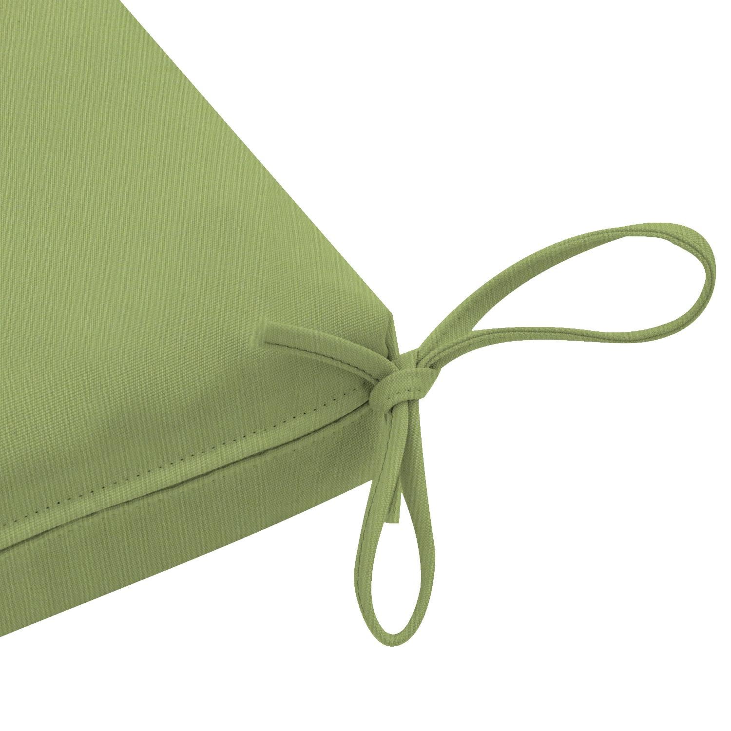 Sunbrella Canvas Ginkgo Medium Outdoor Replacement Bench Cushion W