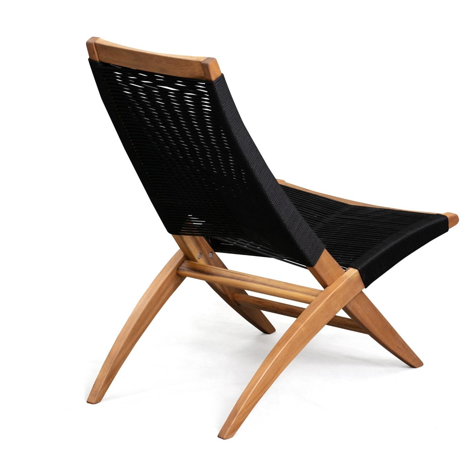 Hawkview Lounge Chair by Ultimate Patio - Rear - White Background