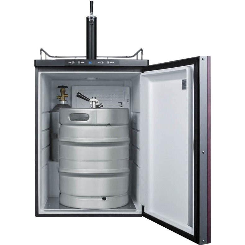 Summit 5.6 Cu. Ft. Built-In Single Tap Beer Dispenser / Kegerator - SBC635MBIIF - Stocked View thumbnail