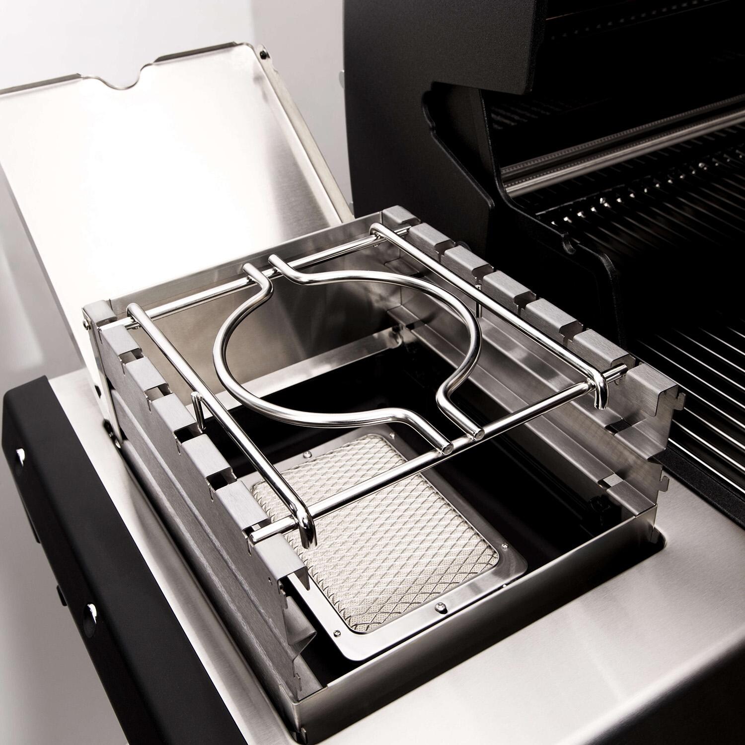 Broil King Infrared Side Burner Wind Shield - 18671 - Wok Ring - White Background thumbnail