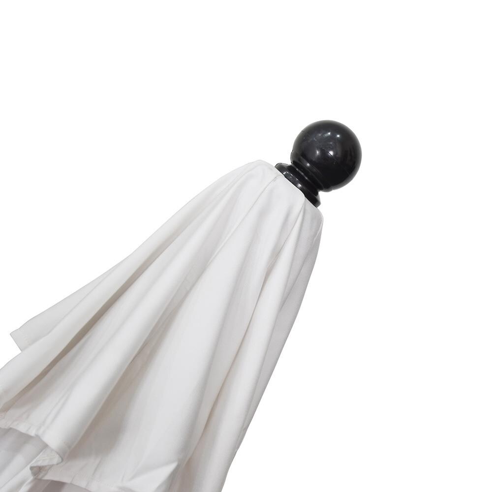 California Umbrella Oceanside Side 7.5 Ft Octagonal Fiberglass Patio Umbrella W/ Push Lift - Finial Detail thumbnail