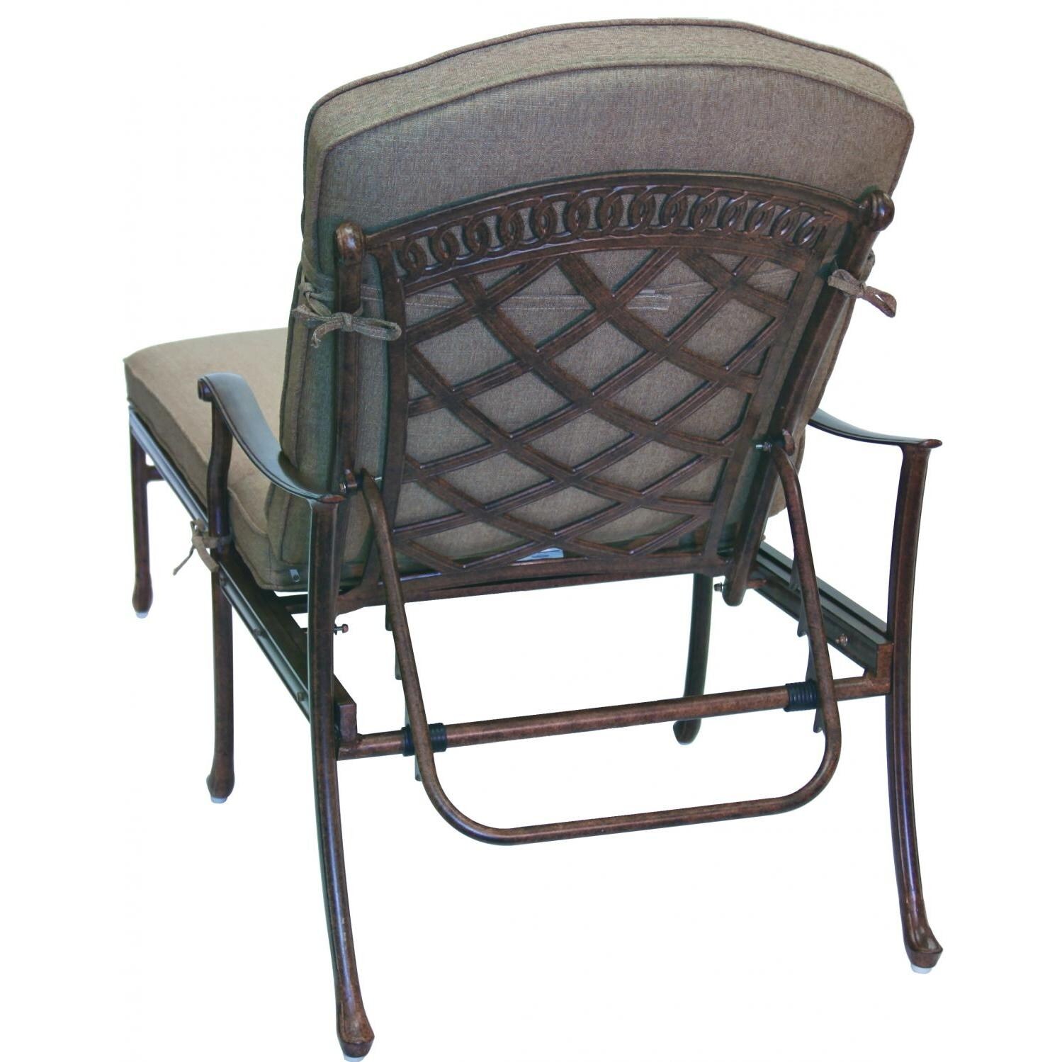 Darlee Sedona Patio Chaise Lounge - Back thumbnail