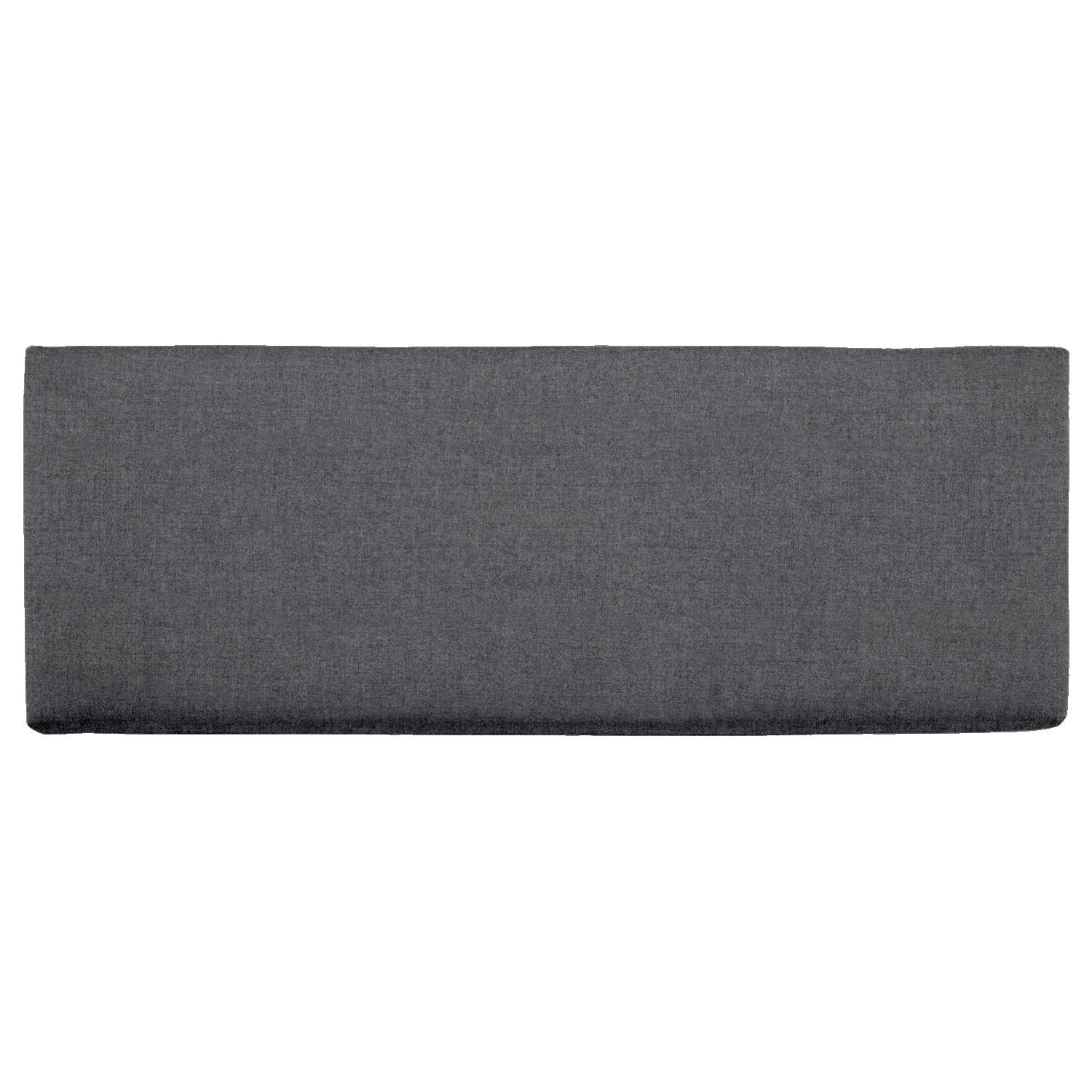 Sunbrella Cast Slate Medium Outdoor Replacement Bench Cushion W/ Knife Edge By UltimatePatio.com thumbnail