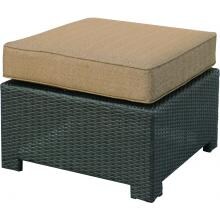 Darlee Vienna Resin Wicker Patio Ottoman image